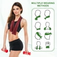 thumbnail image 5 of Uxcell Cooling Towel for Neck and Face Soft Breathable Towel for Sports and Outdoor Activities Red, 5 of 7