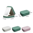 thumbnail image 5 of Makeup Bag With Led Mirror, Portable Makeup Storage Bag With Makeup Brushes Storage Organizer for Travel, 5 of 5