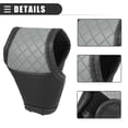 thumbnail image 4 of Unique Bargains Universal Car Gear Shift Cover Shift Knob Cover Automatic Shift Gear Cover Faux Leather Black Gray, 4 of 6