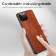 thumbnail image 3 of TONDAR Fashion Leather Texture Shockproof Case Ultra Light Back Cover for iPhone 13 (Brown), 3 of 8