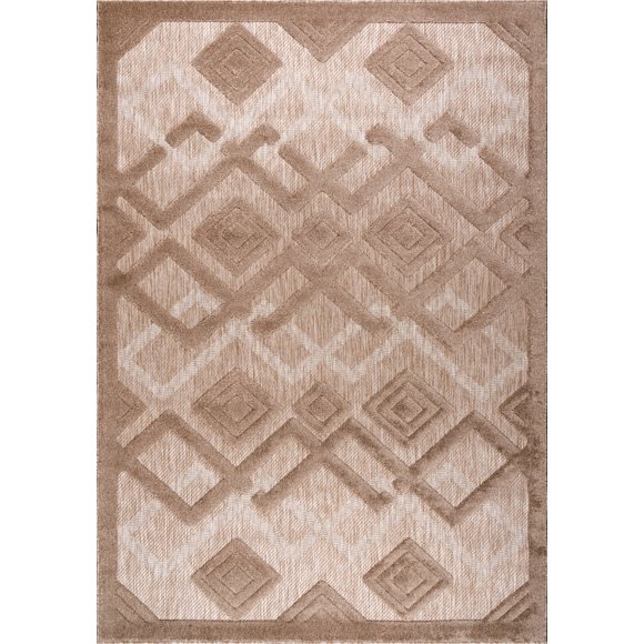 LaDole Rugs Outdoor Indoor Area Rug | Durable Soft Geometric Modern Carpet Mat For for Patio, Balcony, Bedroom, Living Room, Kitchen, Dining, Entrance, and Hallway