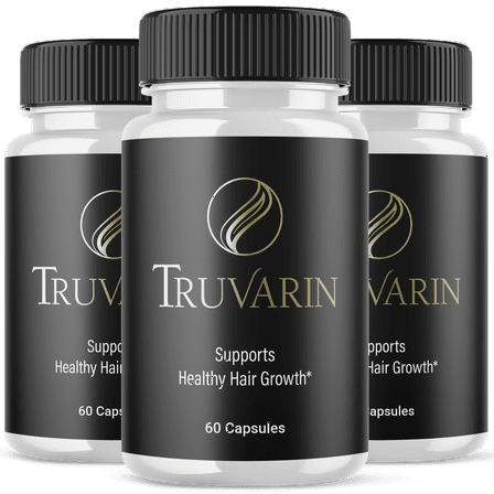 Truvarin Advanced Formula Healthy Hair Support Supplement 180 Capsules