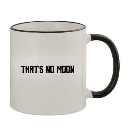 

That s No Moon - 11oz Colored Handle and Rim Coffee Mug Black