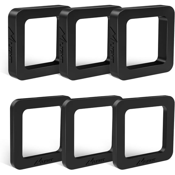Nilight 6 Pack-Multiple Size Combination 2Inch Hitch Receiver Silencer Pad Reduce Rattle and Noise Between Receivers and Tow Hitches Fits for 2Inch Trailer Hitch Receiver