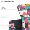 thumbnail image 4 of Yayeee Faucet Mat for Kitchen Sink 14.7" Diatomite Long Splash Guard Pad, Pink Geometric, 4 of 7