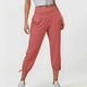 thumbnail image 2 of Pantalones cortos holgados de yoga con bolsillos para mujer - Cómodos pantalones capri para correr, 2 of 6