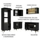 thumbnail image 4 of Madesa Gabinete de Cocina Integral Completa de Esquinero 332 cm Reims Negro 01, 4 of 8