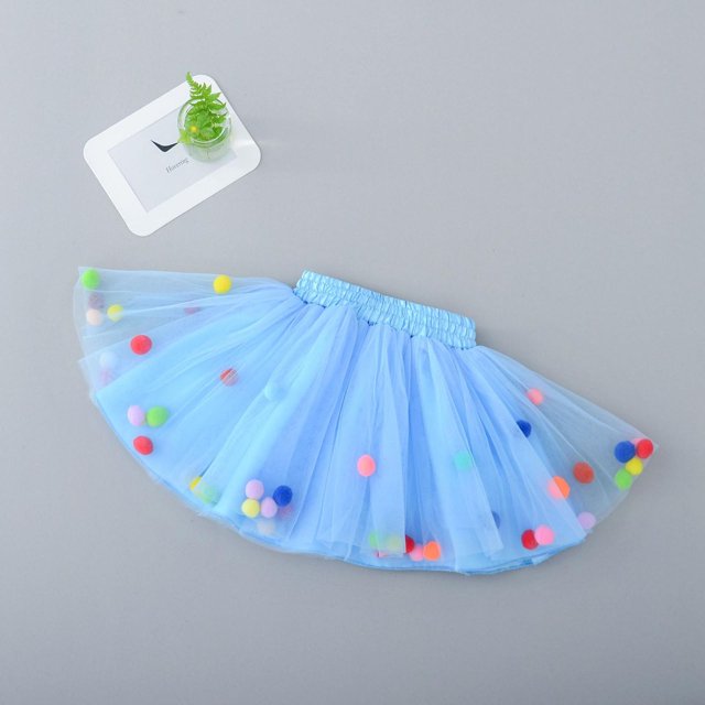 HUITKMM Robe Tutu pour Filles Jupe Tutu Filles Jupon Tutu Jupe Tutu Courte Jupe Tutu pour Enfants Jupe Tutu pour Enfants Jupe à Pompons Tutu Filles Jupe Tutu de Carnaval 0-2 Ans