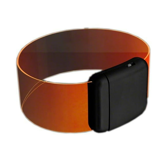 Blinkee CWLBMC-OR Cosmic LED Bracelets Magnetic Clasp, Orange