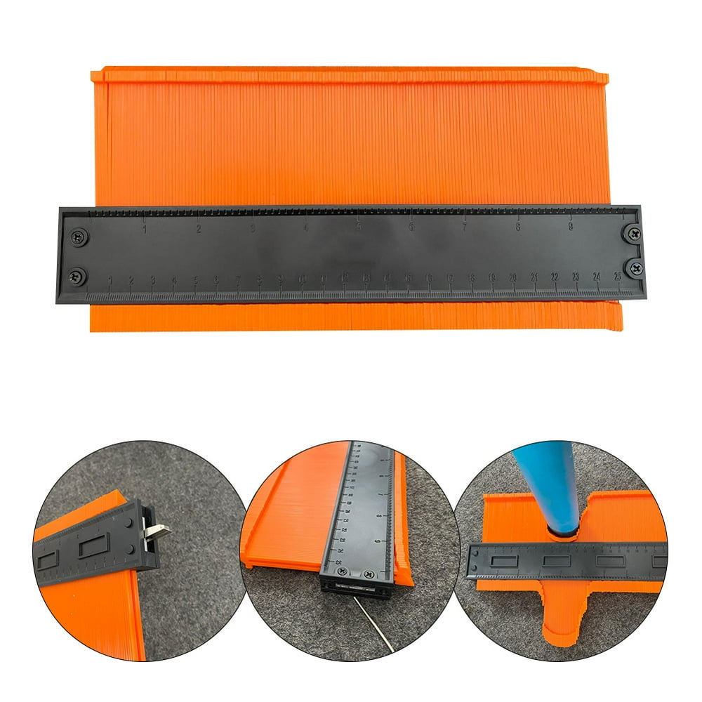 Contour Gauge Profile Tool Adjustable Lock Diy Handyman Tool for