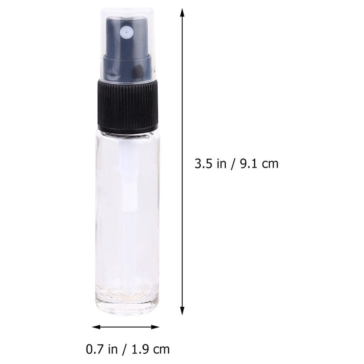 UKCOCO 20Pcs Glass Perfume Spray Bottles Refillable Portable Mist Spray Bottle for Travel