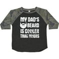 thumbnail image 3 of Inktastic My Dad's Beard is Cooler Than Yours in White Boys Toddler T-Shirt, 3 of 5