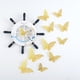 thumbnail image 5 of Pegatinas de pared 3D Yuarrent 12 piezas decoración cocina salón Oro, 5 of 6