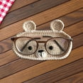 thumbnail image 6 of Cartoon Crochet Eyeglass Storage Tray Soft Fabric Desktop Glasses Display Case Bedroom Decoration for Gift Giving, 6 of 8