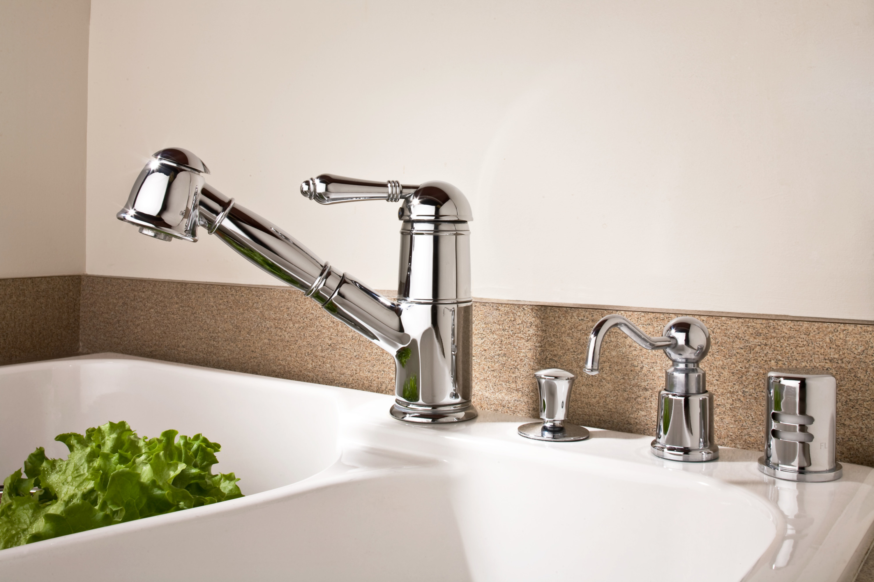 Rohl Luxury Italian Soap/Lotion Dispenser With 3 1/2" Reach And One Touch System In Satin Nickel