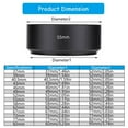 thumbnail image 5 of 37 39 40.5 43 46 49 52 55 58 62 67 72 77 82mm Cylindrical Metal Lens Hood Metal Camera Accessory for Camera Enthusiasts, 5 of 17