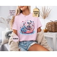thumbnail image 6 of Teeso Comfort Colors® Patriotic Skeleton Shirt, Funny Patriotic USA T-shirt, 4th of July Humor Tee, Red M, 6 of 8