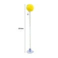 thumbnail image 6 of NIBOLOG Spring-type Cat Teaser with Plush Ball Suction Cup Bottom Wand Toy Cat Stick with Bell Head Entertainments for Indoor Cats, 6 of 8