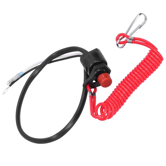 Barco Kill Stop interruptor de interruptor, Corte de Emergencia para Motores Motor Motor Motor Kill Stop Interruptor para scooters Para Motocicletas para Motores de Motor de Bote