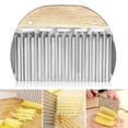 thumbnail image 1 of Coofit Coupe-Frites Ondulé en Acier Inoxydable Trancheuse à Frites Hacheur Ondulé pour Cuisine, 1 of 10