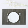 thumbnail image 4 of Unique Bargains 4/6pcs Heat Insulated Placemats Anti-slip Washable PVC Table Mats, 4 of 6