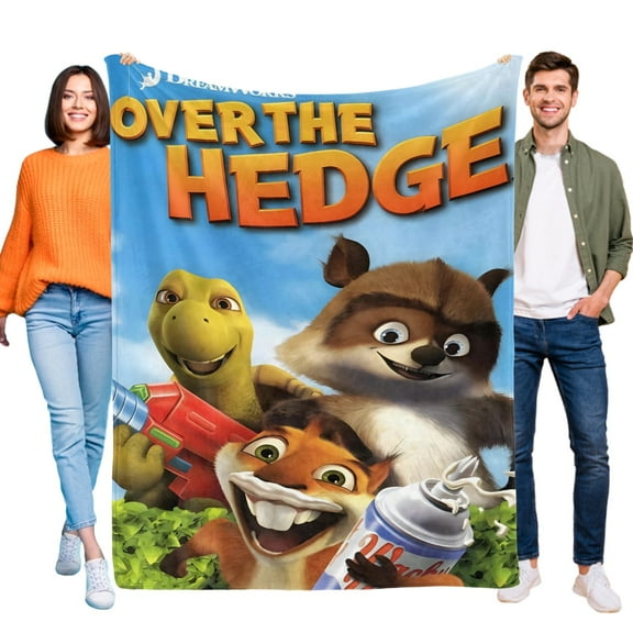 Over the Hedge-Anti-Pilling Flannel Blanket Soft Lightweight Plush Fuzzy Cozy Luxury Blanket for Home and Kitchen Use – Perfect for Kids and Adults 32"*48"(80cm*120cm)