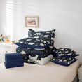 thumbnail image 5 of Homewish Polar Bear Family Bedding Comforter Set, Cartoon Animal Wildlife King Bedding Sets, Mystic Stars Moon Galaxy Reversible Bed Sheets, Lightweight Room Decor, 5 of 7