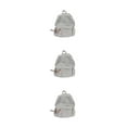 thumbnail image 1 of Decodeary Stylish Unisex Backpack With Large Capacity And Adjustable Straps Durable Cloth School Backpack School Bag Book Bag grey 3Set, 1 of 6