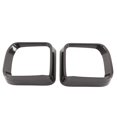 thumbnail image 2 of Side Mirror Visor Molding Trim, Rear View Mirror Frame Cover Nonfading  For Car Accecssories Carbon Fiber Style, 2 of 8