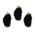 thumbnail image 4 of Gymnture winter 3 Irregular Agate Stone Slice Pendant DIY Necklace Sweater Zipper, 4 of 10