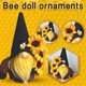 thumbnail image 3 of Gnome Plush Toy,Bee Swedish Gnome Doll Home Decor,B, 3 of 5
