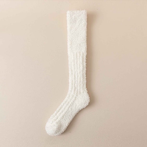 Calcetines para mujer, pantuflas, calcetines de invierno cálidos con forro polar, calcetines acogedores, suaves, gruesos y peludos, calcetines navideños para mujer