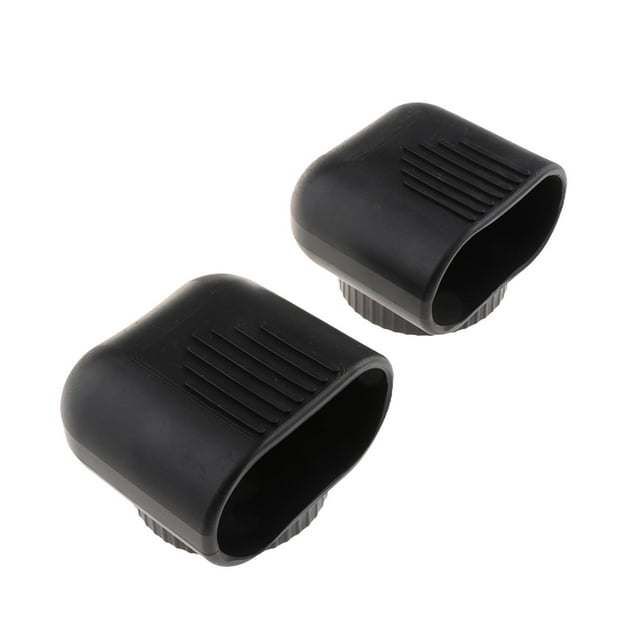 2x Equipo de Fitness Tapa de Tubo Ovalada Pieza de Repuesto para Gimnasio Uso Versátil Resistente Al Desgaste Accesorios de Gimnasio Protector de Suel Medio