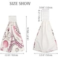 thumbnail image 3 of Hanging Towels 1 Pcs, Dish Towels Paris Symbols Absorbent Hand Towels with Hanging Loop Washcloth for Bathroom Kitchen, 3 of 6
