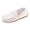 White, variant on Boys Girls Loafers Leather Dress Flat Shoes Slip on School Walking Boat Shoe Toddler Outdoor Casual Loafer Brown Size 8