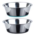 thumbnail image 1 of Peggy11 Cuencos Profundos Antideslizantes De Acero Inoxidable Para Perros - Paquete De 2 16 Tazas, 1 of 5