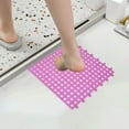 thumbnail image 4 of Interlocking Non-Slip Bathroom Floor Mats | 30x30cm Plastic Tiles for Shower, Pool & Pet Areas | 9.4mm Thick Drainage Design | White, Gray, Blue, Red, Yellow, Green, 4 of 6