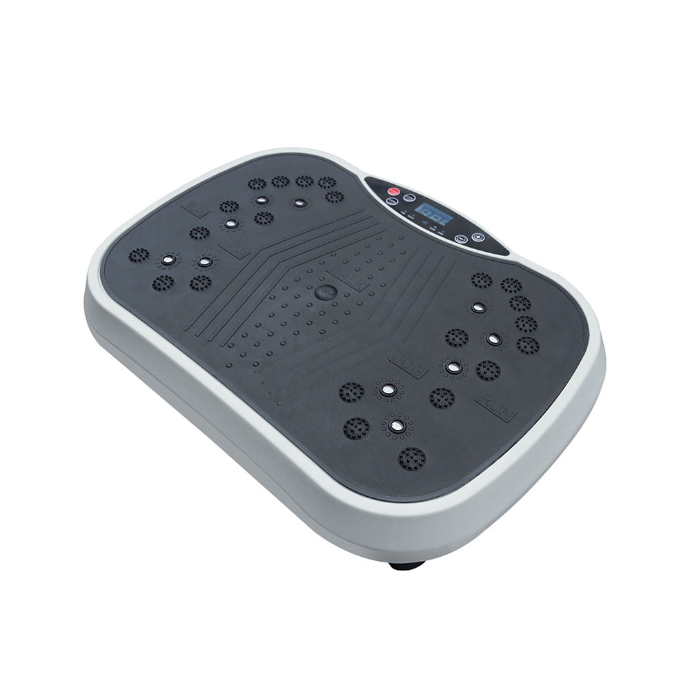 Exercise Machine - Whole Body Workout Vibration Fitness Platform, Home Training Equipment for Weight Loss & Toning Grey