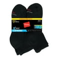 Hanes Men's FreshIQ XTemp Active Cool Ankle Socks, 12 + 1 Bonus Pack