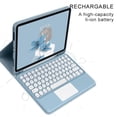 thumbnail image 6 of Touch iPad 10th Generation Case with Keyboard (8.3", 2021), Multi-Touch Trackpad, 7 Color Backlight, , Thin & Light for ipad mini6, 6 of 8