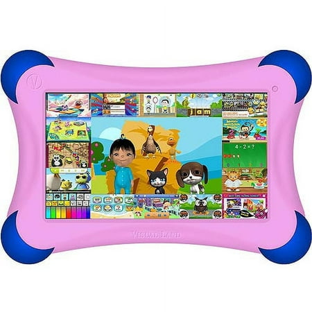 Visual Land Prestige 7" Quad Core Tablet 8GB includes Safety Bumper