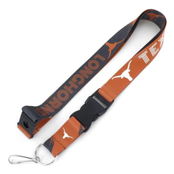 Aminco 6326408292 Texas Longhorns Lanyard - Crossfade Design
