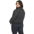 thumbnail image 3 of White Mark Women's Quilted Puffer Bomber Jacket, 3 of 7