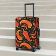 thumbnail image 6 of Pofeuu Red Hot Chili Print Luggage Suitcase Cover Protector Luggage Washable Covers Aesthetic for 18/24/28/32 inch Luggage（No luggage included）-Large, 6 of 7