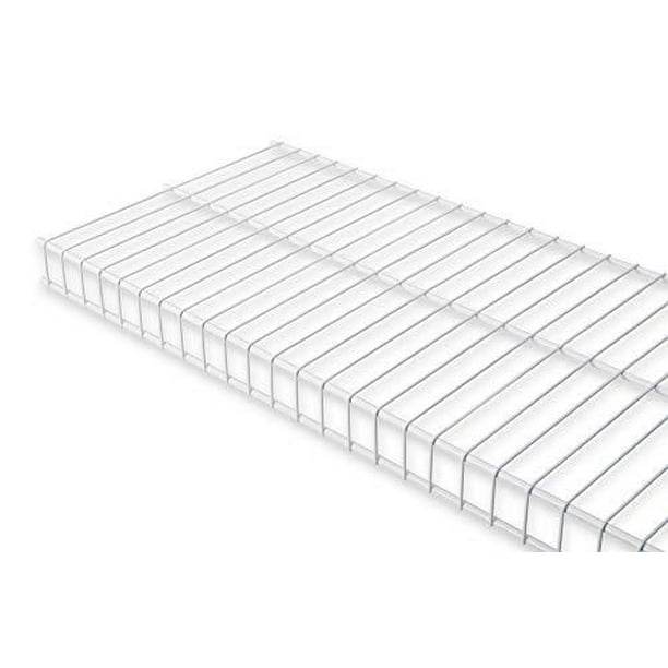 rubbermaid wire shelving linen, 2 by 12inch, metal