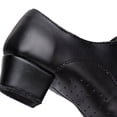 thumbnail image 4 of Nuevos zapatos de baile latino para hombre, zapatos de baile modernos de Tango para niños, zapatos de baile para profesores de Color negro, 4 of 5