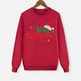 thumbnail image 6 of Christmas Sweatshirts for Family Christmas Family Matching Outfits Pullover Crew Neck Long Sleeve Christmas Printed Family Matching Sweaters Family Matching Sweatshirts for Mom, 6 of 6