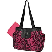 Tender Kisses Cheetah Diaper Bag, Pink