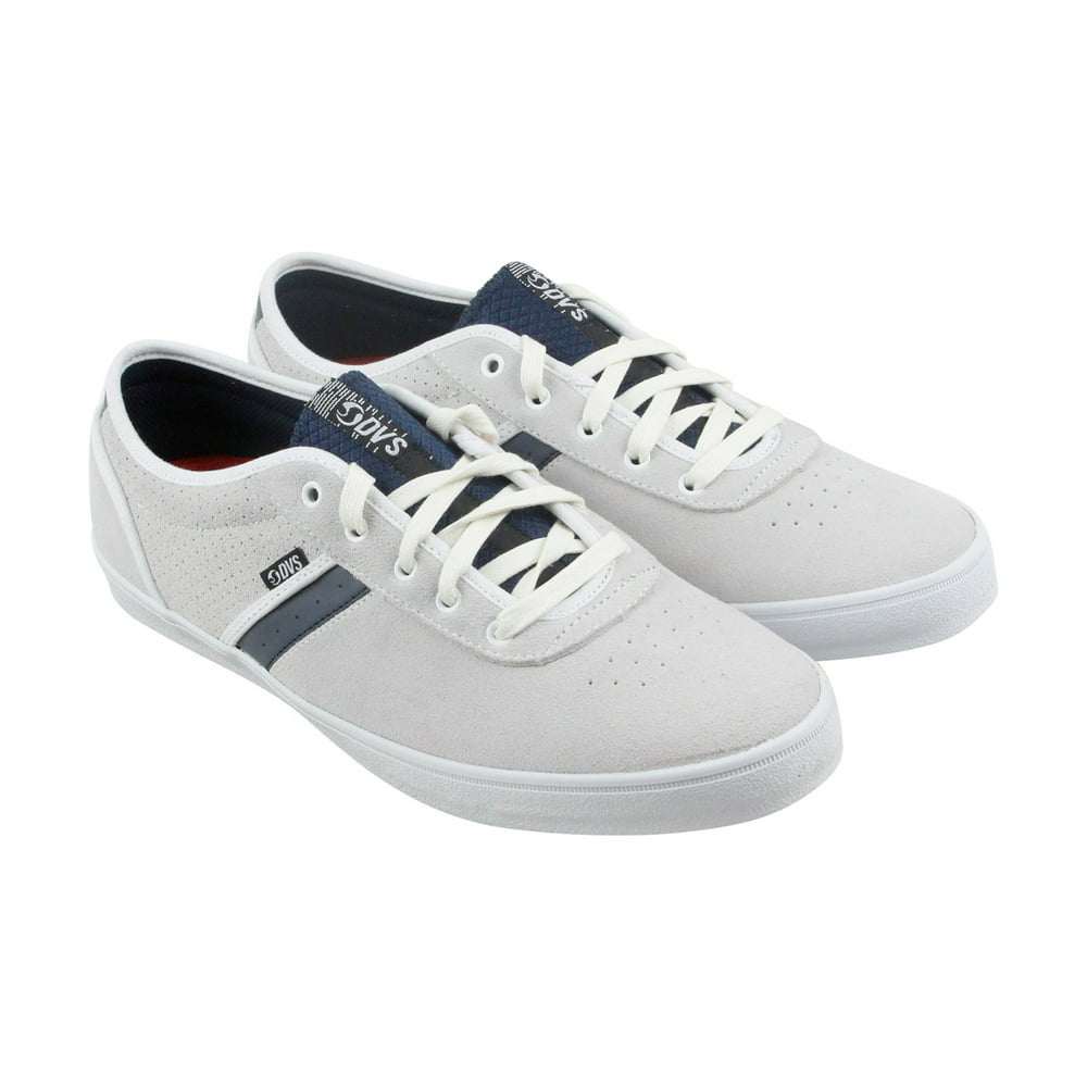 Dvs - DVS Enduro X Mens White Suede Sneakers Lace Up Skate Shoes ...