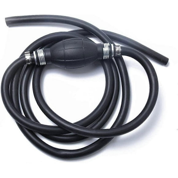 (-)Gas Fuel Pump Hose,Auto Boat Fuel Primer Bulb,Universal Gasoline Fuel Pump Suction Hose Water/Petrol Pump Siphon with Fuel Transfer Pump(8mm)